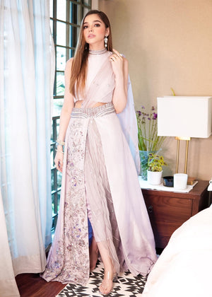 Sania Hasan Couture - lavender Saree pants