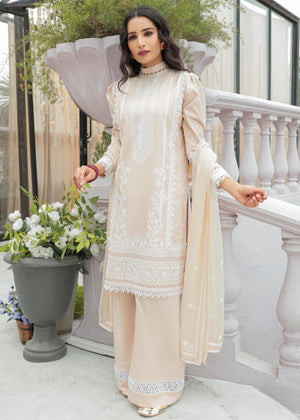 3-PIECE EMBROIDERED LAWN SUIT - 11