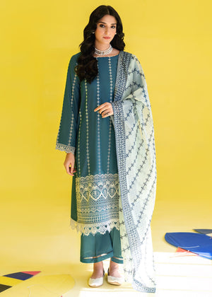 BERYL GRACE-3PC EMBROIDERED LAWN SUIT