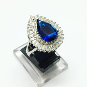 Zaheen Kamran - Sapphire Zirconia Ring - ZK-R1708