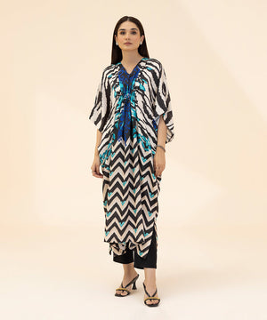 Printed Silk Kaftan