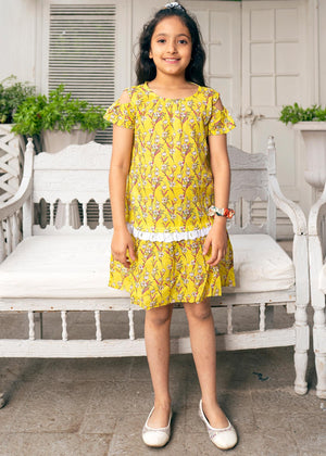 Yellow/multi Lily Frock