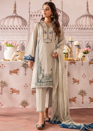 MINTY MEADOW-3PC PRINTED LAWN SUIT