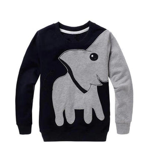 Elephant Graphic Printed Sweatshirt