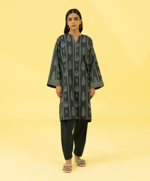 2 Piece - Printed Lawn Suit - 002PDY23V413