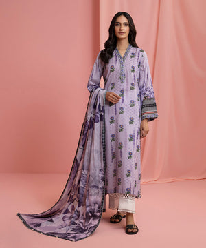 2 Piece - Embroidered Lawn Suit - 002PEDY23V31