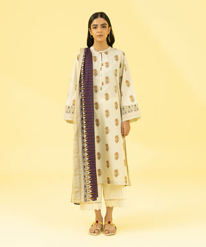 2 Piece - Embroidered Lawn Suit - 002PEDY23V41