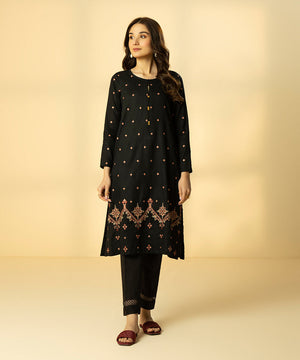 Embroidered Cotton Shirt - 002SEDY23V27