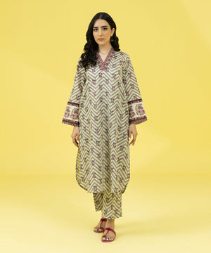 Embroidered Lawn Shirt - 002SEDY23V43