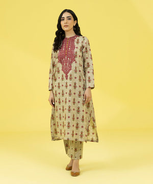 Embroidered Lawn Shirt - 002SEDY23V44