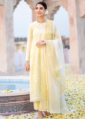 SUMMER BREEZE-3PC EMBROIDERED LAWN SUIT