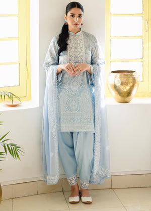 LILAC HAZE-3PC DIGITAL PRINTED LAWN SUIT