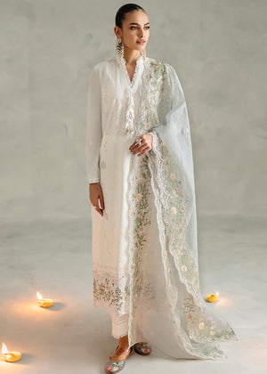 BLUE FOG-3PC EMBROIDERED LAWN SUIT