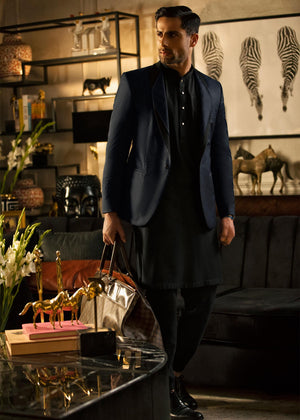Jacket Paired with a Classic Kurta and Pants - ST0041