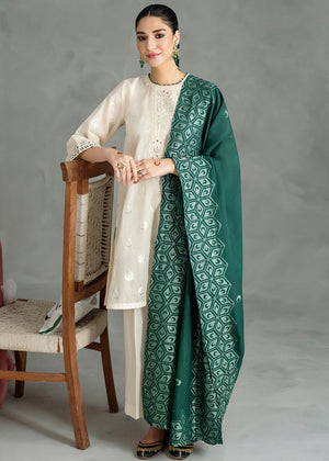 MOON BEAM-3PC COTTON JACQUARD SUIT