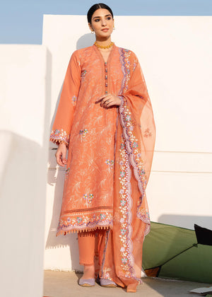 CARNELIAN SCENT-3PC EMBROIDERED LAWN SUIT