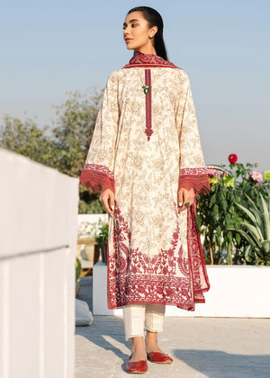 ALABASTER TINT-3PC DIGITAL PRINTED LAWN SUIT