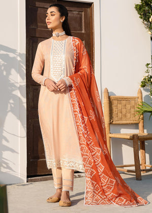 RUSTY BEAM-3PC DIGITAL PRINTED LAWN SUIT