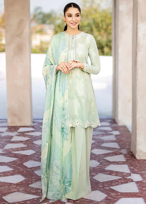 EDEN GLOW-3PC COTTON JACQUARD SUIT