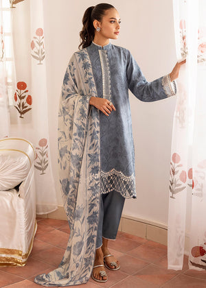 BERYL FERN-3PC COTTON JACQUARD SUIT