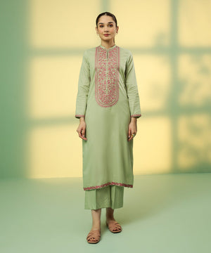 Embroidered Cotton Shirt - 00PRESG23V22