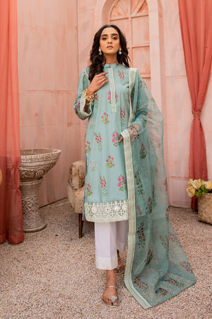 FLORAL WASABI-2PC (SHIRT & DUPATTA)