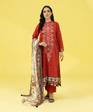 Printed Zari Cotton Dupatta