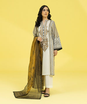 Printed Raw Net Dupatta