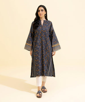 Embroidered Zari Lawn Shirt