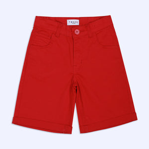 Togso - Red Cotton Shorts