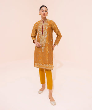 Embroidered Kota Jacquard Shirt