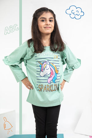 Unicorn Print T-Shirt