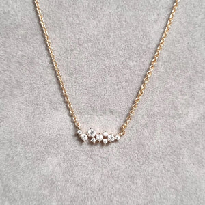 Mini zircon necklace (A09)