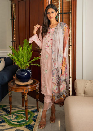 Aminah Badar's - Tea Pink Cotton Silk