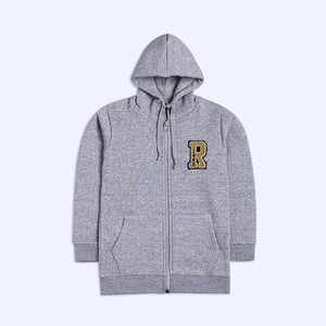Togso - Grey Embroidered Hoodie