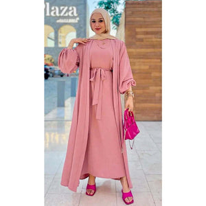 Suffuse Abaya Pink