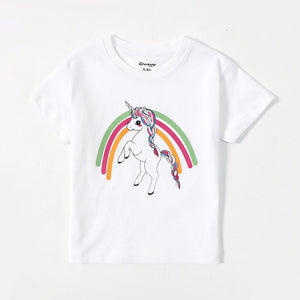 Unicorn Girls Boxy T-shirt