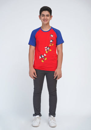 RED BLUE T SHIRT