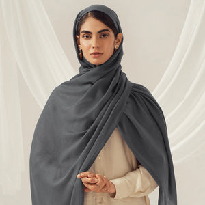 Eco-Luxe Scarves & Hijabs - Charcoal