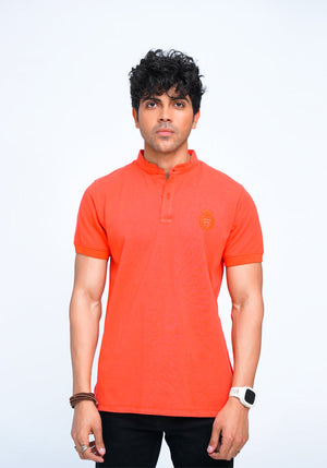 Orange Ban Polo Shirt