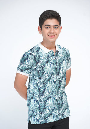 MONGIA PRINT POLO SHIRT