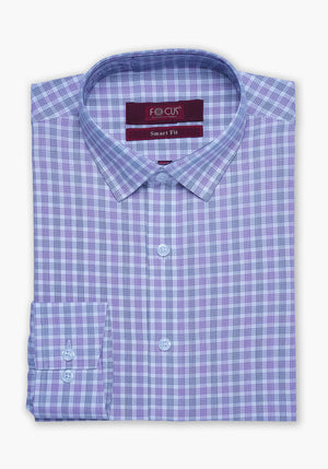 Lilac Checkered Shirt