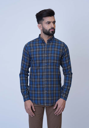 Charcoal Checkered Shirt