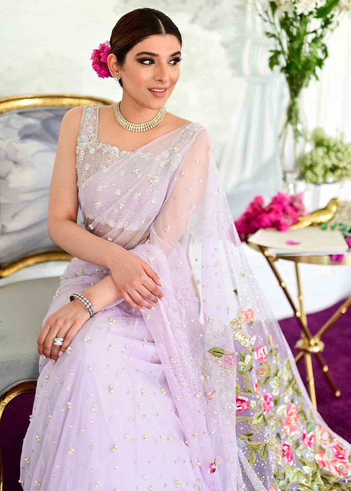 Lilac Maaheem Saree
