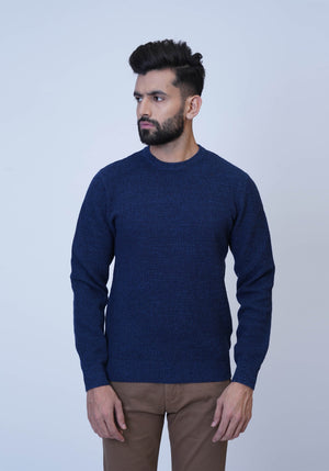 Blue Knitted Sweater