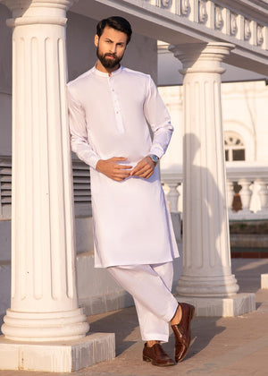 Eminence - Luxe white - Handcrafted Shalwar Kameez