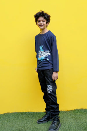 Boys Round Neck Tee SKD-076-23