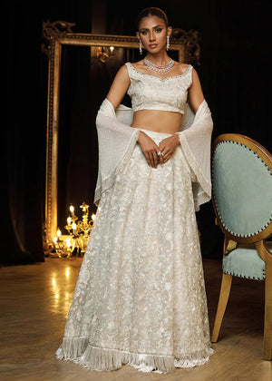 Sequins Embroidered Cape With Embroidered Lehenga - 7926.1