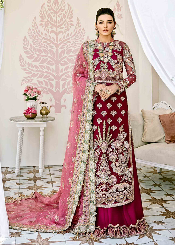 Gulaal - Pois Embroidered Net 3-Piece Suit WS-08