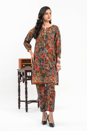 2-PC Printed Lawn Shirt with Trouser CPM-3-285A
